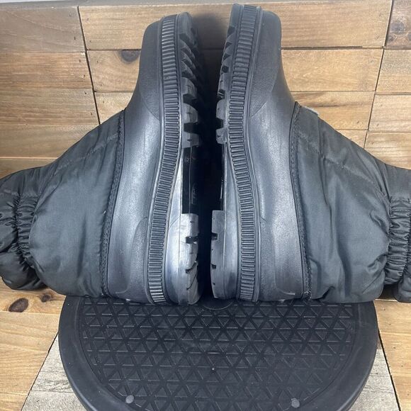 Sorel Womens Size US 8 Black Waterproof Zip Up Snow Boots Winter Rubber - Picture 6 of 10